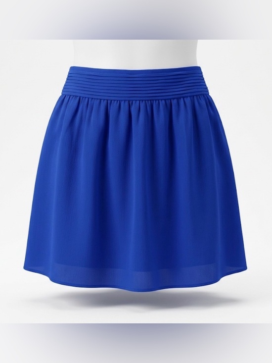 LOFT Dresses & Skirts - NWOT LOFT | blue chiffon lined skirt | 2P | L 16.5 | W 14.5